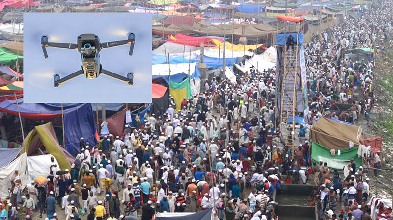 ইজতেমার আখেরি মোনাজাতে মাঠে ড্রোন ভূপাতিত, আতঙ্কে পদদলিত ৭০