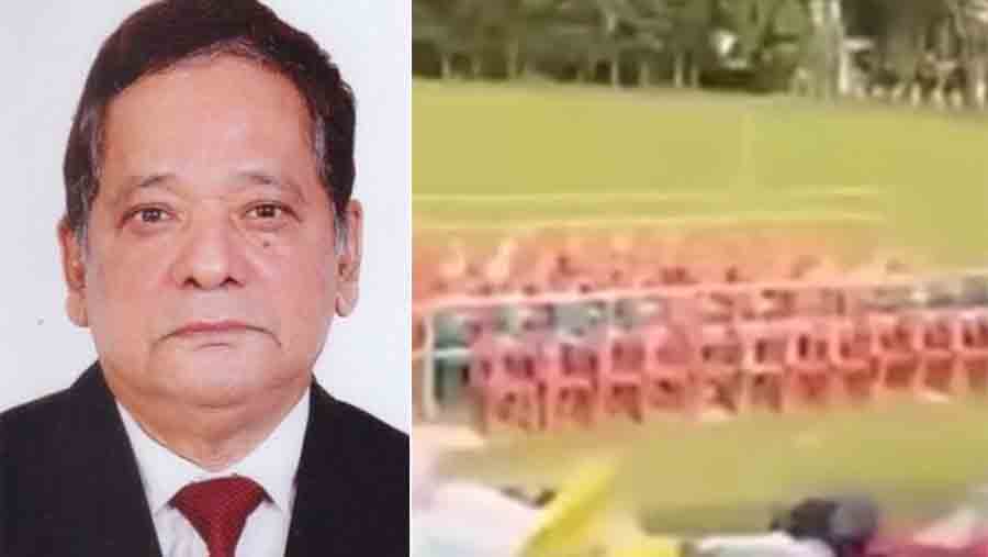 চেয়ার ফাঁকা, মাঠ শূন্য: বিএনপির এমপির ‘গণসংবর্ধনায়’ আসেনি সাধারণ মানুষ