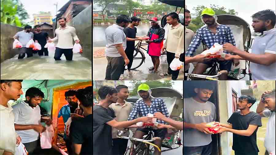 মব-মামলা-নিষেধাজ্ঞার তোয়াক্কা না করে চট্টগ্রামের পানিবন্দী মানুষের মাঝে ছাত্রলীগের খাবার বিতরণ