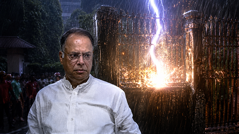বিদ্যুৎ মন্ত্রীর বাড়িতেই পড়লো হাইভোল্টেজ বজ্রপাত