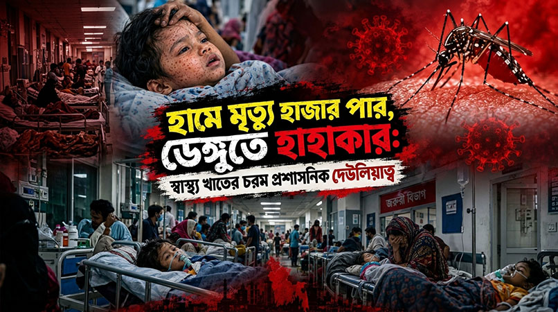 মতামত।। হামে মৃত্যু হাজার পার, ডেঙ্গুতে হাহাকারঃ স্বাস্থ্য খাতের চরম প্রশাসনিক দেউলিয়াত্ব
