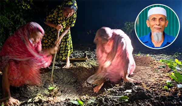 পিরোজপুরে বীর মুক্তিযোদ্ধা মানিক পশরীর কবর খুঁড়েছেন মা-বোনেরা; ৭১-এ সোহাগপুরেও ঘটেছিল একই ঘটনা